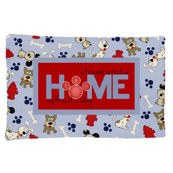 Carolines Treasures A House Is Not A Home Without A Dog Moisture Wicking Fabric Standard Pillowcase CA75304 - main
